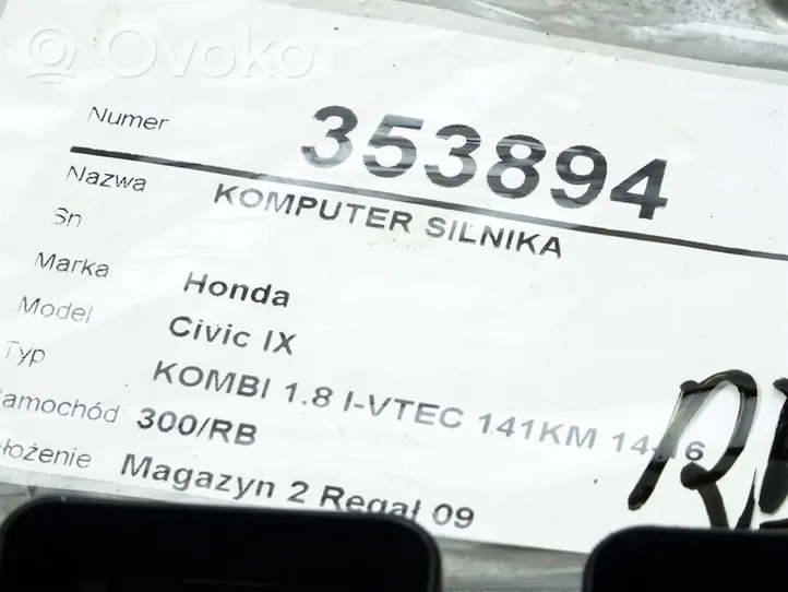 Honda Civic IX Centralina/modulo motore ECU 37820-5M8-E61