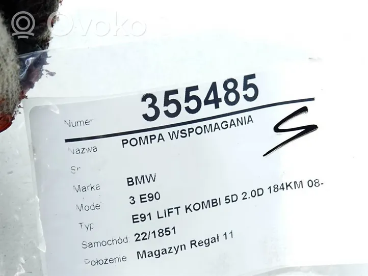 BMW 3 E90 E91 Pompa del servosterzo 6788838