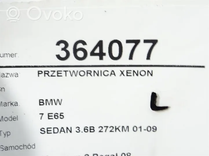 BMW 7 E65 E66 Module convertisseur de tension 