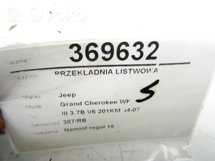 Jeep Grand Cherokee (WK) Przekładnia kierownicza / Maglownica P52089292AC