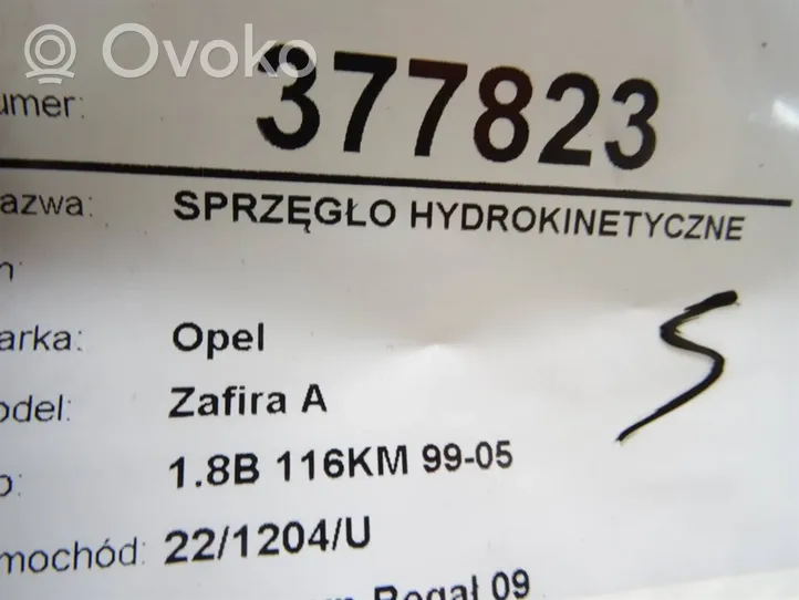 Opel Zafira A Convertisseur de couple 