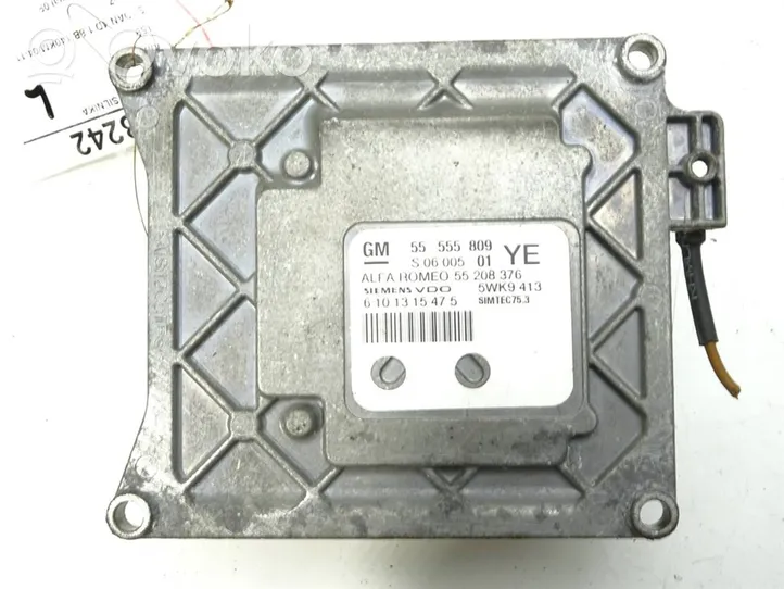 Alfa Romeo 159 Unité de commande, module ECU de moteur 55555809