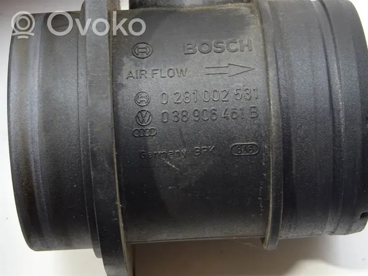 Volkswagen Jetta V Mass air flow meter 038906461B