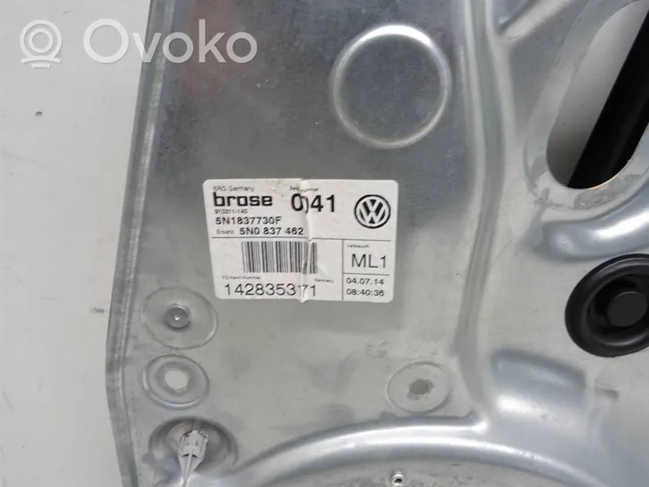 Volkswagen Tiguan Priekinio el. lango pakėlimo mechanizmo komplektas 3C0959792B