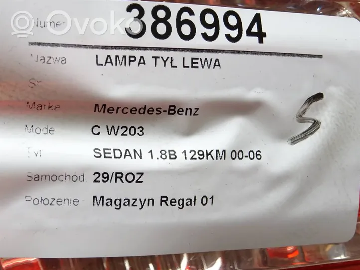 Mercedes-Benz C AMG W203 Lampa tylna 