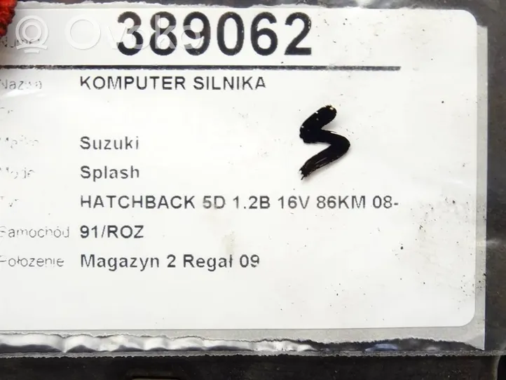 Suzuki Splash Moottorin ohjainlaite/moduuli (käytetyt) 33920-51K12