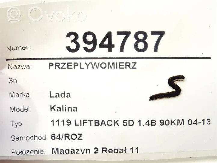 Lada Kalina I Misuratore di portata d'aria 0280218116