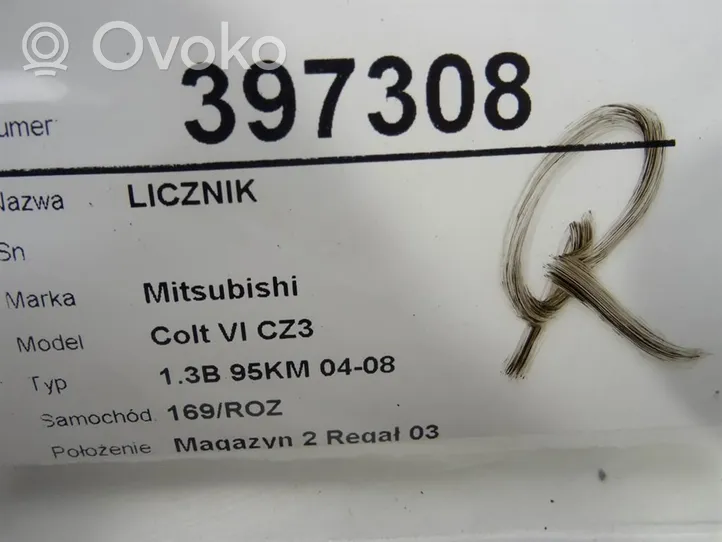 Mitsubishi Colt Compteur de vitesse tableau de bord MR951770