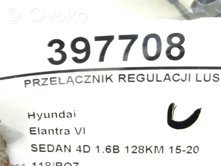 Hyundai Elantra VI Przycisk regulacji lusterek bocznych 93573-F2000