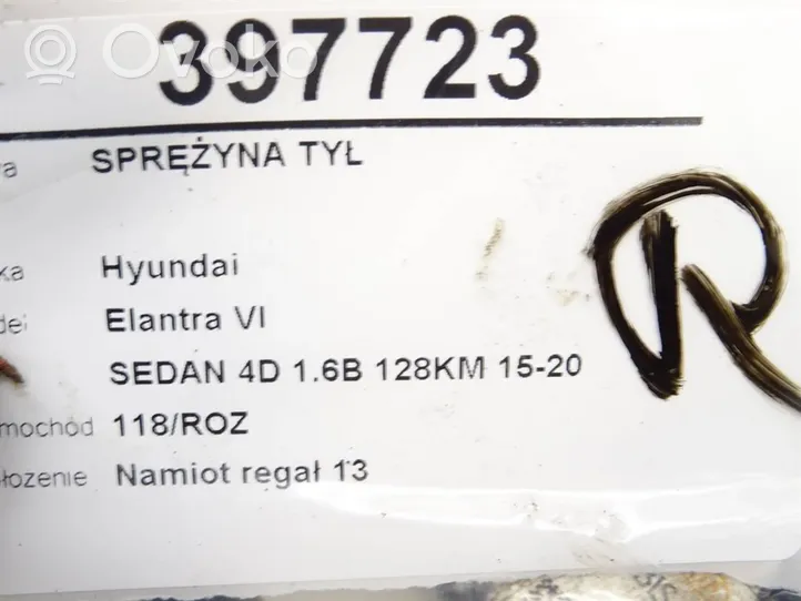 Hyundai Elantra VI Sprężyna tylna 55355-F2150