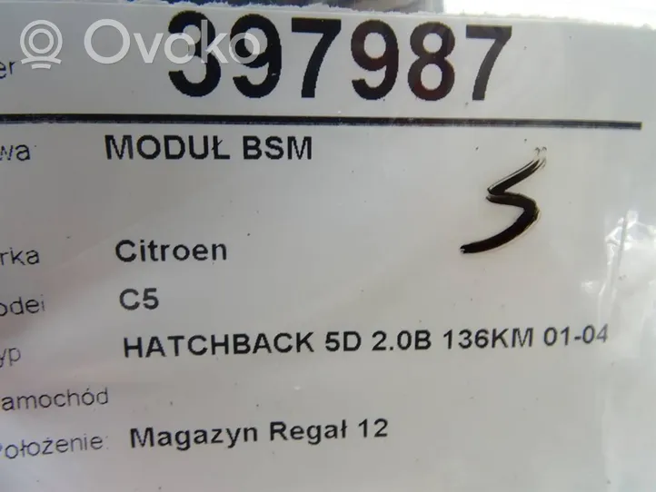 Citroen C5 Moduł / Sterownik BSM 9641257980