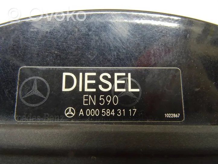 Mercedes-Benz R W251 Polttoainesäiliön korkki 