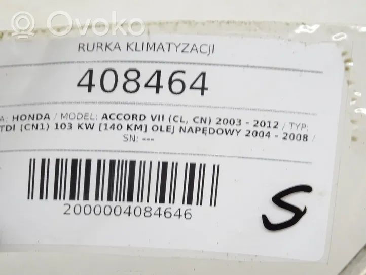 Honda Accord Tubo flessibile aria condizionata (A/C) 