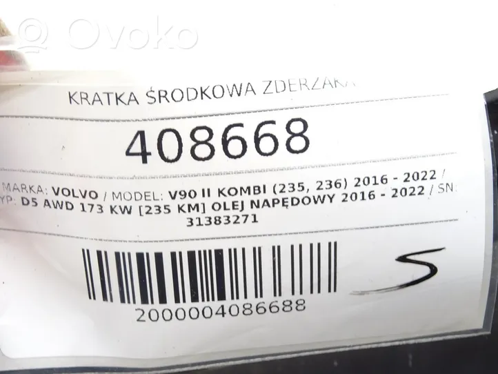 Volvo S90, V90 Etupuskurin alempi jäähdytinsäleikkö 31383271