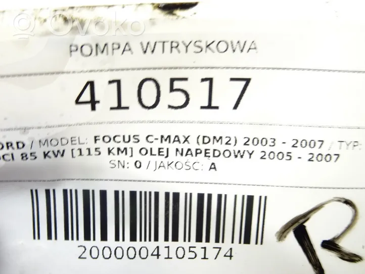 Ford Focus C-MAX Pompa wtryskowa wysokiego ciśnienia 4M5Q9B395AF