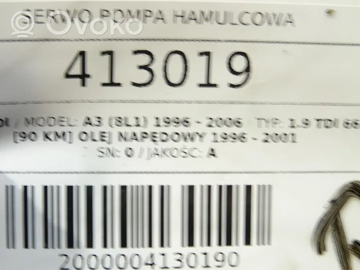 Audi A3 S3 8L Wspomaganie hamulca 