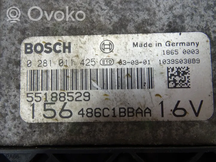 Alfa Romeo 156 Komputer / Sterownik ECU silnika 55188529