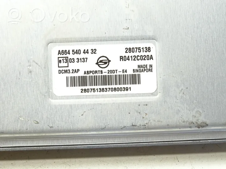 SsangYong Actyon sports I Komputer / Sterownik ECU silnika A6645404432