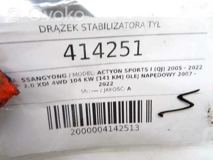 SsangYong Actyon sports I Tylny stabilizator / drążek 
