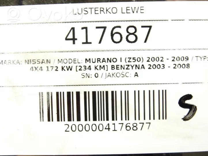 Nissan Murano Z50 Etuoven sähköinen sivupeili 
