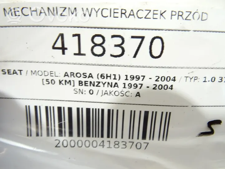 Seat Arosa Mechanizm i silniczek wycieraczek szyby przedniej / czołowej 