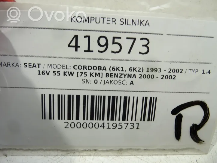 Seat Cordoba (6K) Centralina/modulo motore ECU 6K0906032C