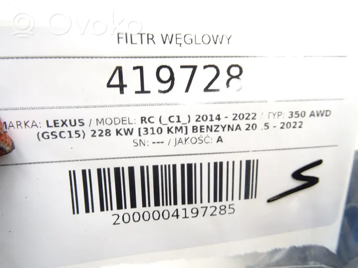 Lexus RC Filtr węglowy 90910-14005