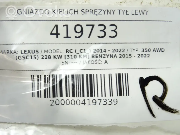 Lexus RC Sprężyna tylna 