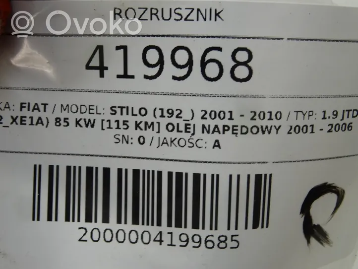 Fiat Stilo Käynnistysmoottori 0986017790