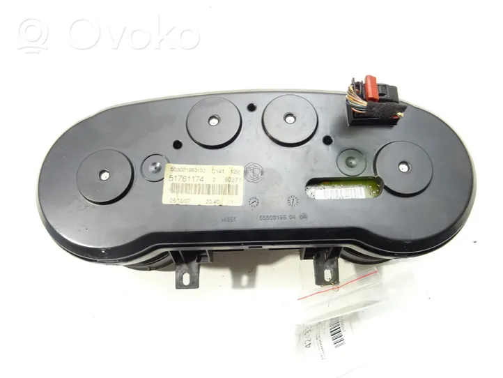 Fiat Bravo Compteur de vitesse tableau de bord 51761174