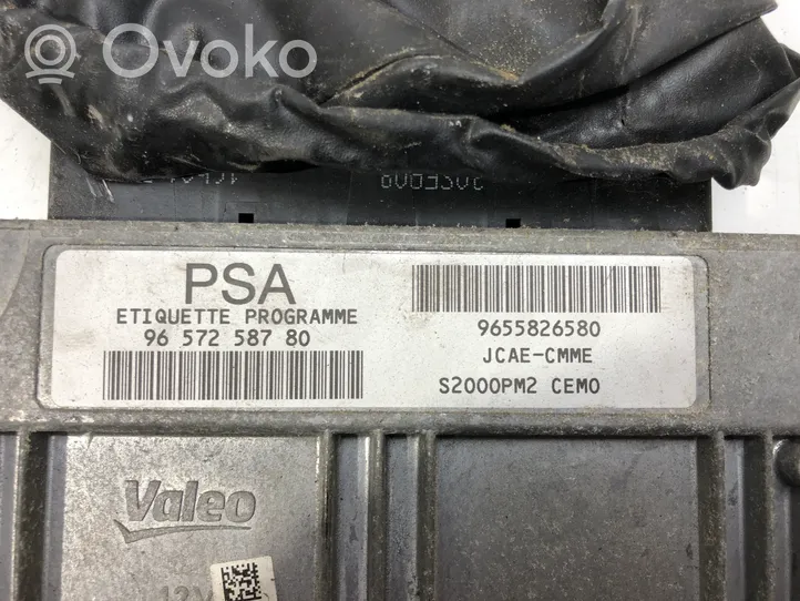 Citroen Xsara Picasso Unité de commande, module ECU de moteur 9657258780