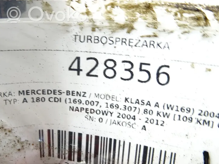 Mercedes-Benz A W169 Turbo A6400901780