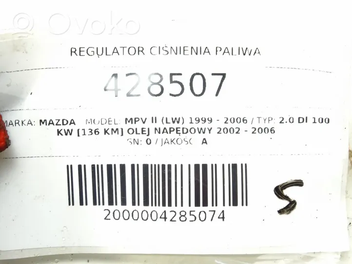Mazda MPV II LW Régulateur de pression de carburant 