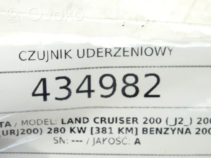 Toyota Highlander XU40 Oro pagalvių smūgio daviklis 89831-60010