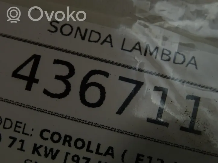 Toyota Corolla Verso E121 Sonda lambda 