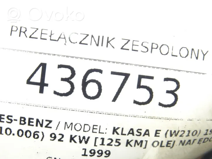 Mercedes-Benz E W210 Commodo, commande essuie-glace/phare 2085450124