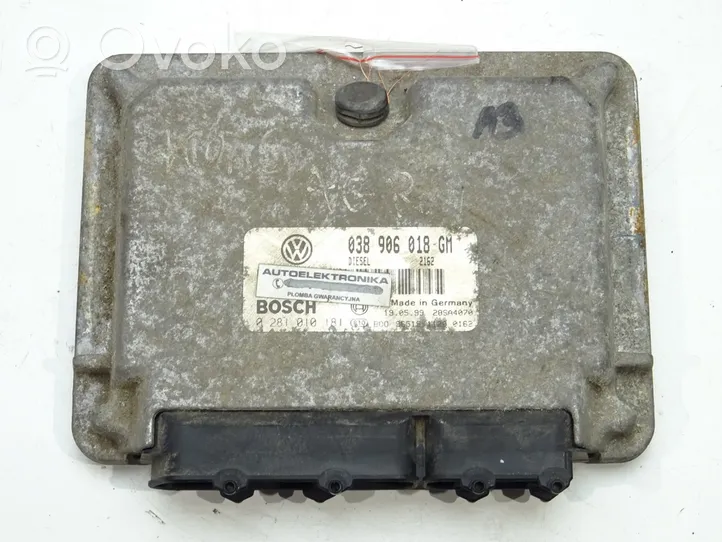 Skoda Octavia Mk1 (1U) Komputer / Sterownik ECU silnika 038906018GM