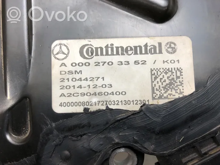 Mercedes-Benz E W212 Блок управления двигателем ECU A0002703352