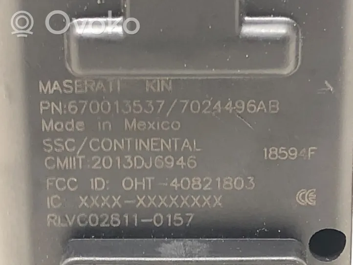 Maserati Quattroporte Autres commutateurs / boutons / leviers 670013537