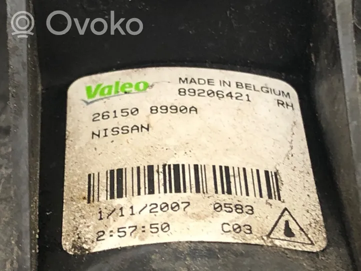 Nissan Qashqai Передняя противотуманная фара 261508990A