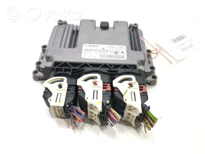 Citroen C4 II Unité de commande, module ECU de moteur 9666729580