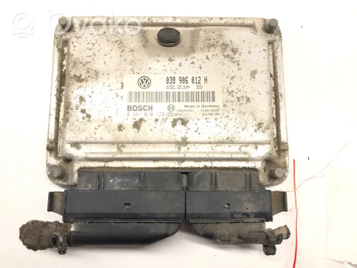 Skoda Octavia Mk1 (1U) Unité de commande, module ECU de moteur 038906012H