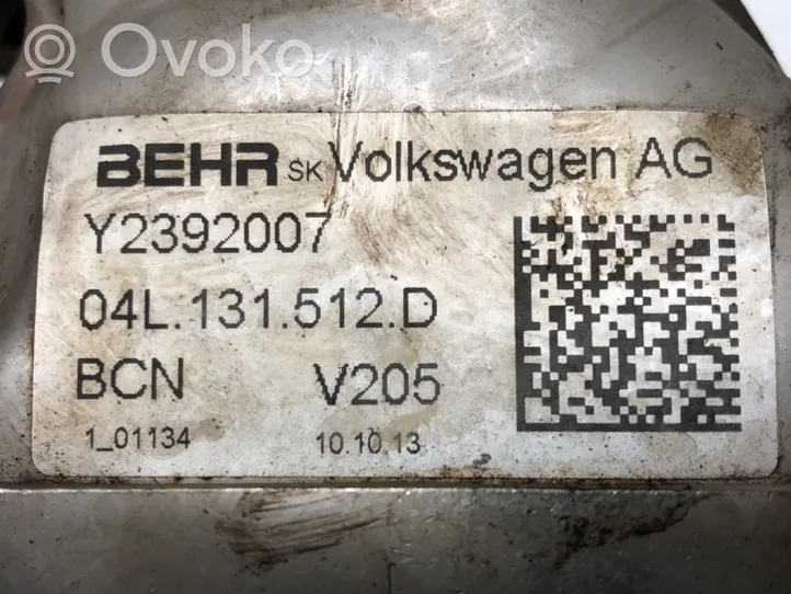 Volkswagen Golf VII Refroidisseur de vanne EGR 04L131512D