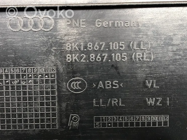 Audi A4 S4 B8 8K Apmušimas priekinių durų (obšifke) 
