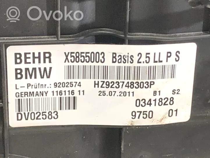 BMW 5 F10 F11 Pečiuko radiatorius 9202574