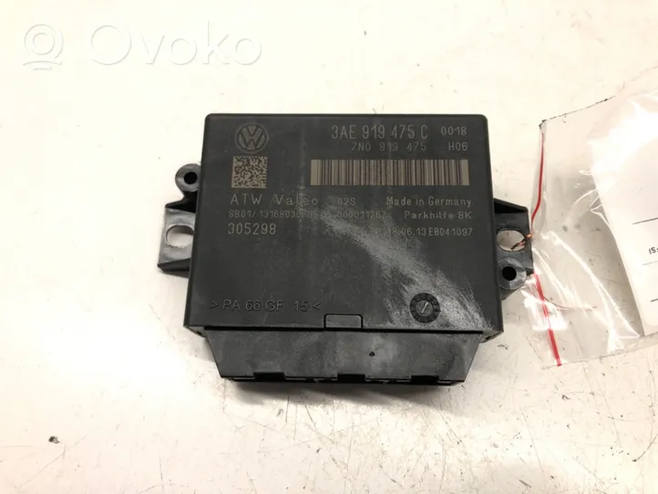 Volkswagen PASSAT CC Parking PDC control unit/module 3AE919475C