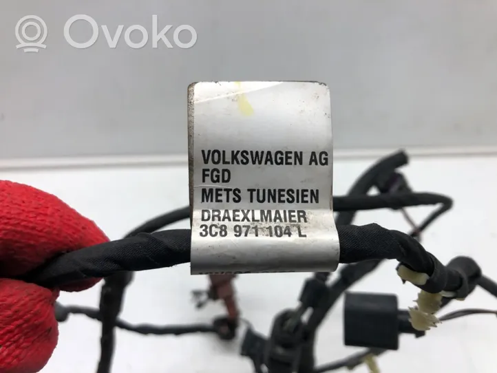 Volkswagen PASSAT CC Cablaggio del sensore di parcheggio (PDC) 3C8971104L