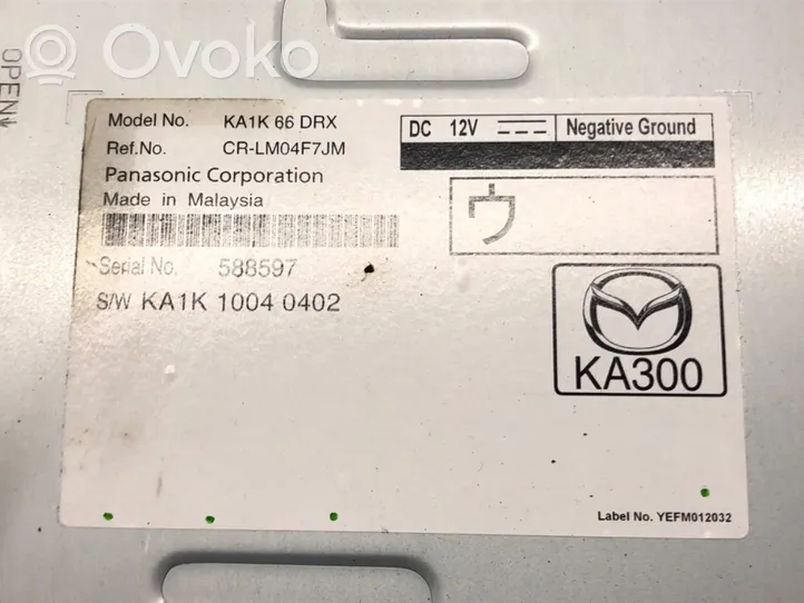 Mazda CX-5 Unité principale radio / CD / DVD / GPS KA1K66DRX