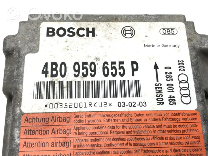 Audi A6 S6 C5 4B Czujnik uderzenia Airbag 4B0959655P