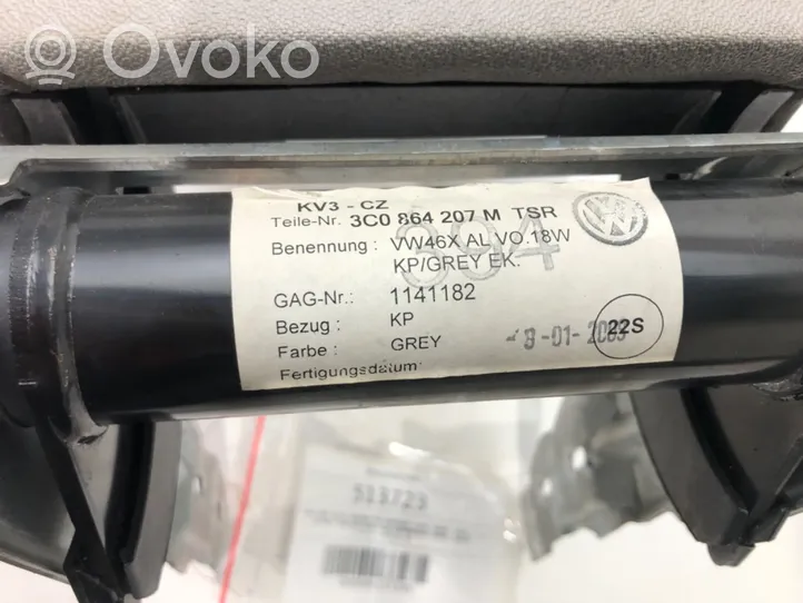 Volkswagen PASSAT B6 Podłokietnik tunelu środkowego 3C0864207M